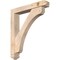 Ekena Millwork Legacy Arts and Crafts Smooth Bracket w/ Offset Brace, Douglas Fir, 5 1/2"W x 32"D x 36"H BKT0604X32X36LEC03SDF - alternate 1